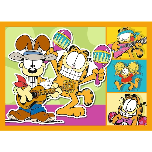Puzzle 4-in-1 – Garfield Loves Lasagna – Trefl 34673
