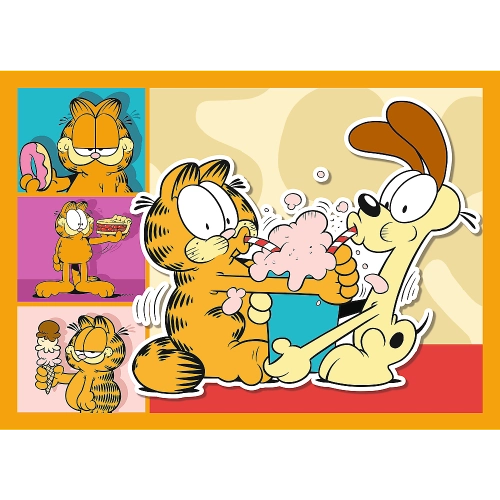 Puzzle 4-in-1 – Garfield Loves Lasagna – Trefl 34673