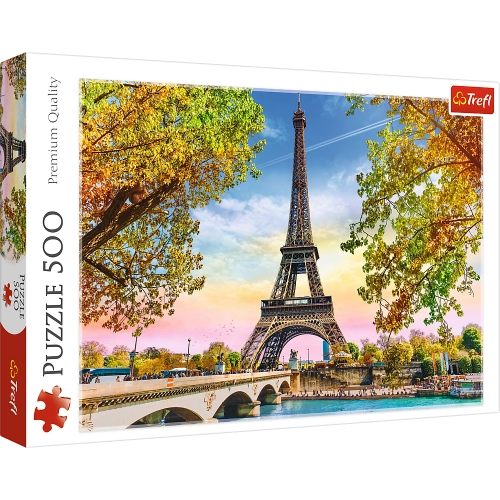 Puzzle 500 pcs. Romantic Paris Trefl 37330