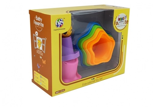 Pyramid Cups for Babies Asterisks