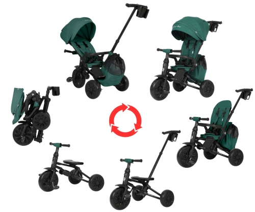 Qplay Nova Max Green Trīsritenis