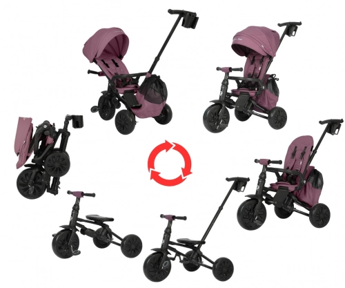 Qplay Nova Max Violet Trīsritenis