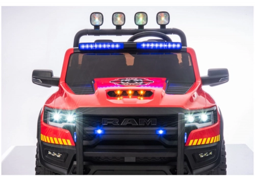 Divvietīgs bērnu elektromobilis RAM ZB629-F Fire Department
