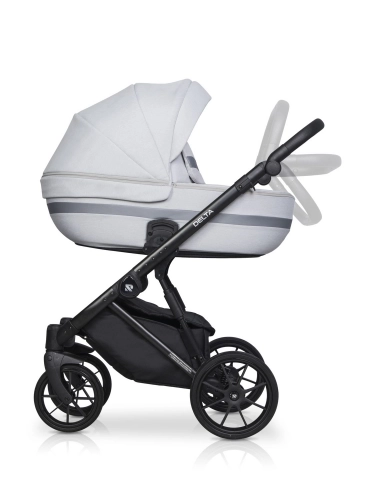 Riko Basic Delta 01 Grey Fox Bērnu rati 2in1