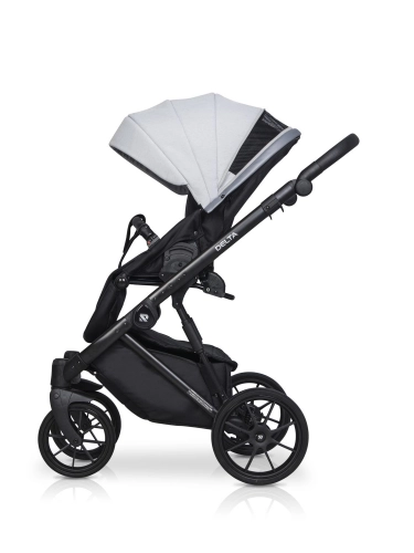 Riko Basic Delta 01 Grey Fox Bērnu rati 2in1