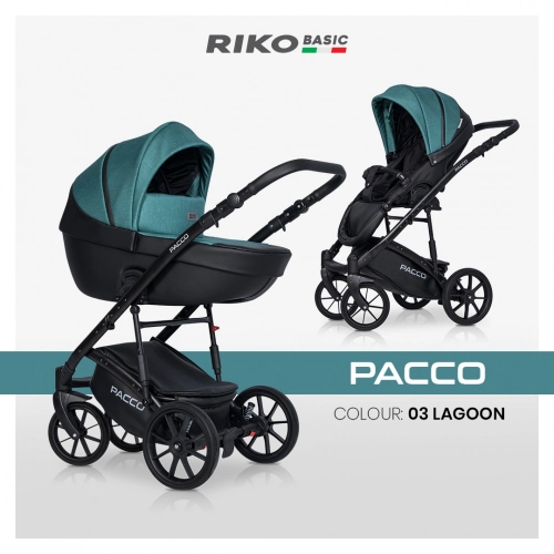 Riko Basic Pacco 03 Lagoon Bērnu rati 2 in 1