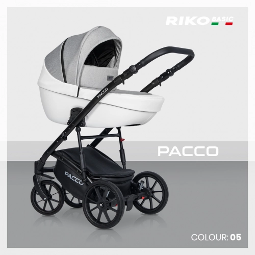 Riko Basic Pacco 05 Grey Fox Bērnu rati 2 in 1
