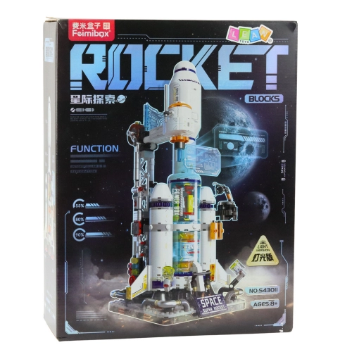 Rocket Space Station Construction Bricks 815 pcs.