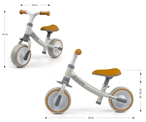 Rowerek Biegowy Skippy White