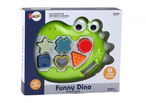 Sensory Dinosaur Sorter Playing Melodies Puzzle For The Youngest