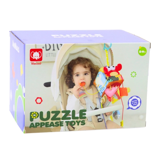 Sensory Toy Crab Bed Hanger 9in1