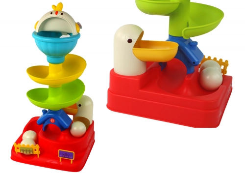 Sensory Toy Falling Ball Egg Chicken Slide