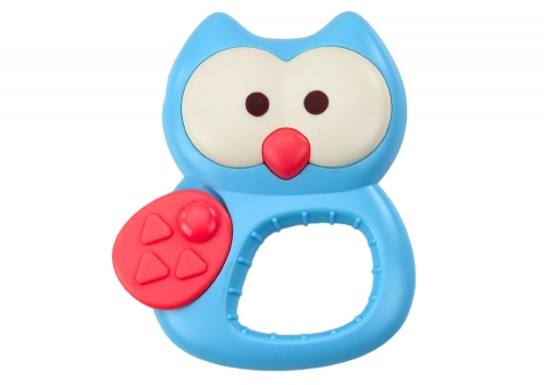 Set of Rattles, Teethers, Colorful Pastel Animals, 4 Pcs