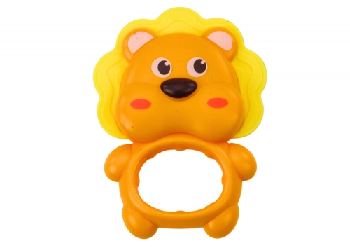 Set of Rattles, Teethers, Colorful Pastel Animals, 4 Pcs