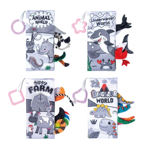 Set of Soft Educational Sensory Books for Toddlers 4pcs