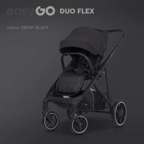 Siedzisko spacerówki do wózka dziecięcego EasyGo Duoflex Ebony Black
