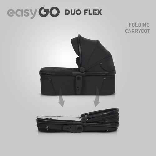Siedzisko spacerówki do wózka dziecięcego EasyGo Duoflex Ebony Black
