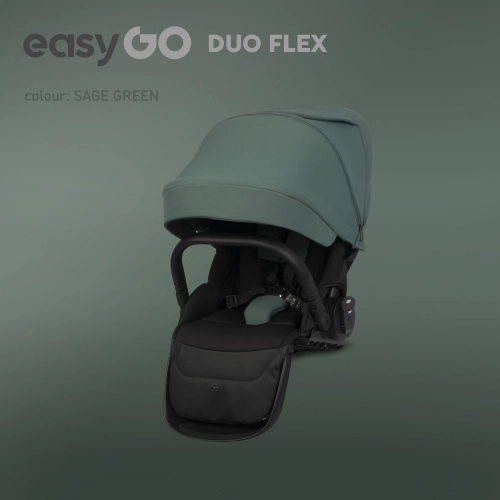 Siedzisko spacerówki do wózka dziecięcego EasyGo Duoflex Sage Green