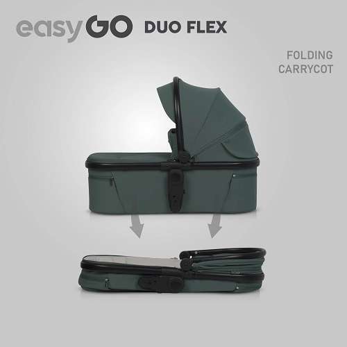 Siedzisko spacerówki do wózka dziecięcego EasyGo Duoflex Sage Green