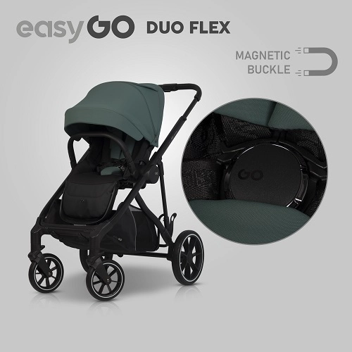 Siedzisko spacerówki do wózka dziecięcego EasyGo Duoflex Sage Green