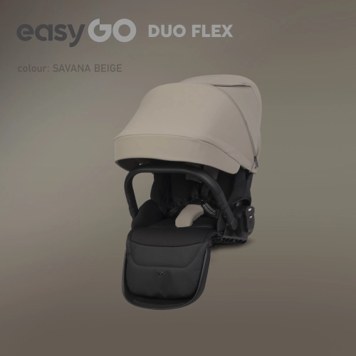 Siedzisko spacerówki do wózka dziecięcego EasyGo Duoflex Savana Beige