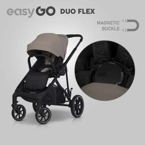 Siedzisko spacerówki do wózka dziecięcego EasyGo Duoflex Savana Beige