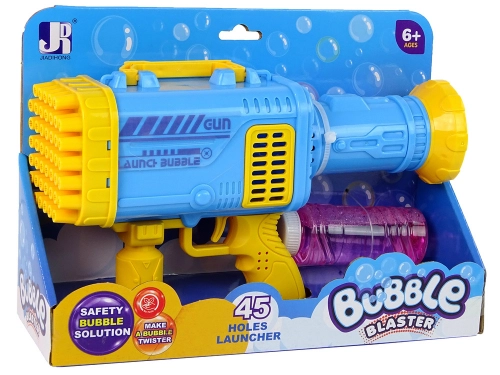 Soap Bubble Gun Bazooka 45 Hole Machine