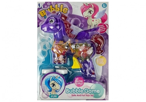 Soap Bubble Gun Unicorn Purple