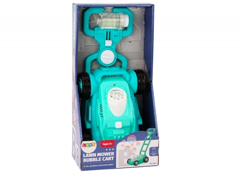 Soap Bubble Machine Mower Ride-On with Handle Green