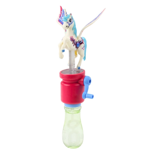 Soap Bubbles Unicorn Moving Wings Crank 23cm Mix