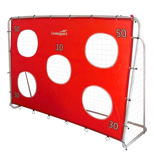 Soccer Training Goal with Target Mat Red 213x152x75cm