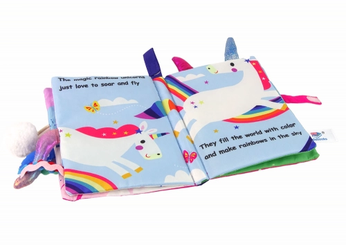 Soft Book Colorful Unicorn