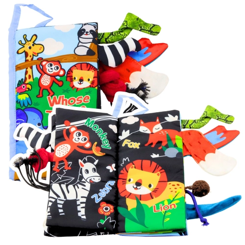 Soft Educational Book Rustling Animals For Babies