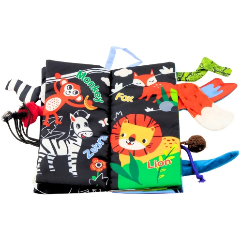 Soft Educational Book Rustling Animals For Babies