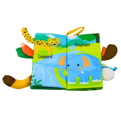 Soft Educational Book Rustling Animals For Babies