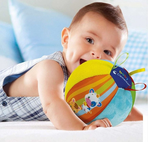 Soft Musical Ball with Animals Clementoni 17475