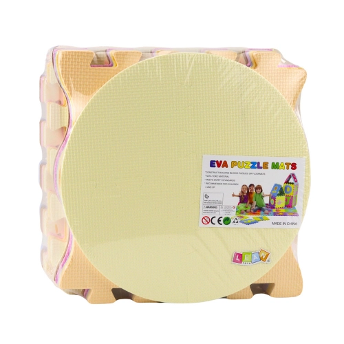 Soft Puzzle Educational Mat EVA Foam Fruits Sweets Pastel 16 pcs.