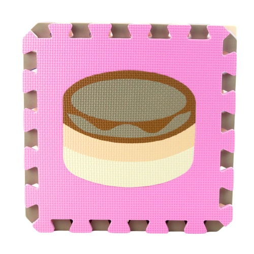 Soft Puzzle Educational Mat EVA Foam Pastel Animals 16 pcs.