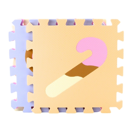 Soft Puzzle Educational Mat EVA Foam Pastel Animals 16 pcs.