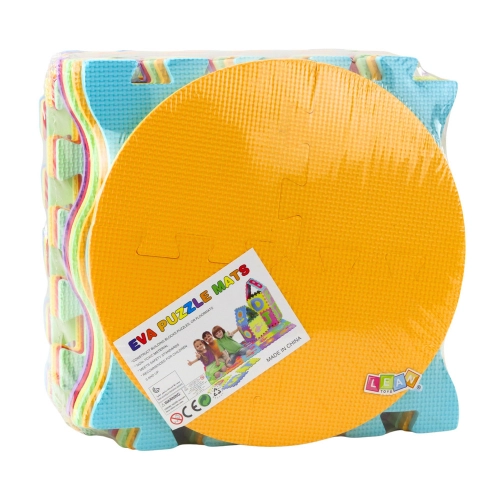 Soft Puzzle Mat Educational EVA Foam Fruits Sweets Colorful 16 pcs.