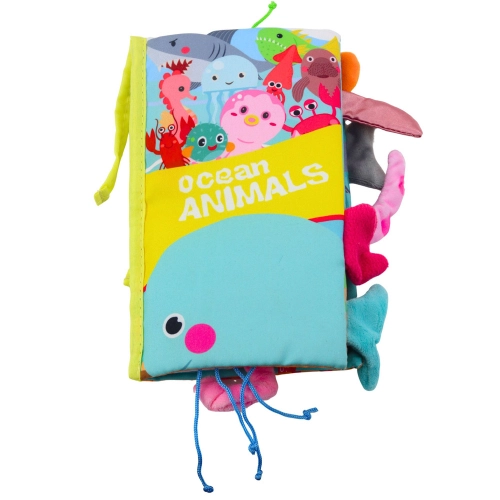 Soft Sensory Book Sea Animals Rustling Squeaker