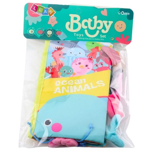 Soft Sensory Book Sea Animals Rustling Squeaker