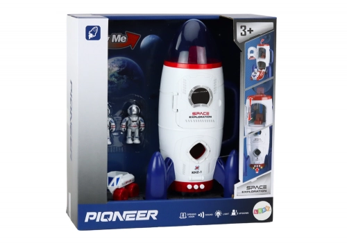 Space Rocket Opened Cosmonauts Space Vehicle Lights Sounds