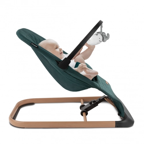 Šūpuļkrēsliņš Kidwell LARO Green/Wooden