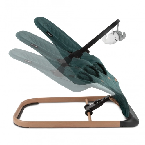 Šūpuļkrēsliņš Kidwell LARO Green/Wooden