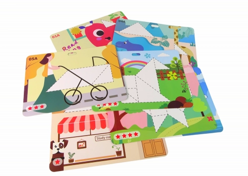 Tangram Puzzle 7 Magnetic Blocks