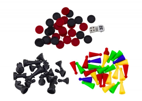 Travel Game 8in1 Chess Checkers Ludo Backgammon Chinese Snakes and Ladders