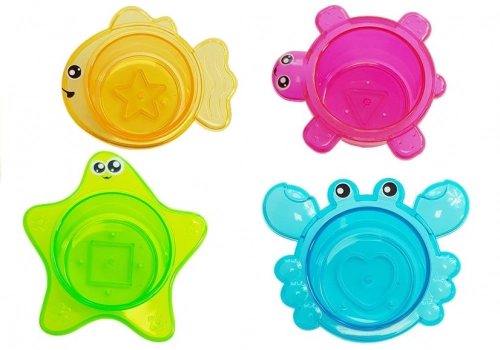 Turtles Bathing Kit Starfish Plastic Waterfall