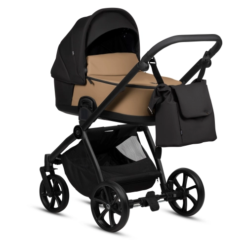 Tutis Mio 3+ LEATHER Beige 180 Bērnu rati 2in1