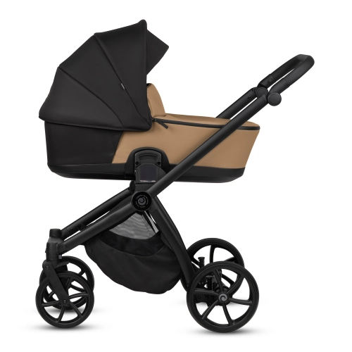 Tutis Mio 3+ LEATHER Beige 180 Bērnu rati 2in1